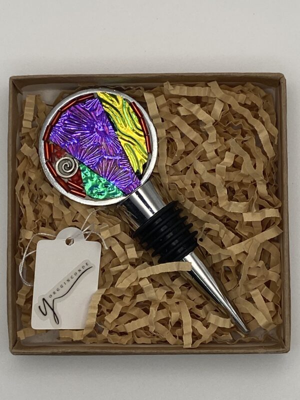 Wine Stopper en cristal dicrótico