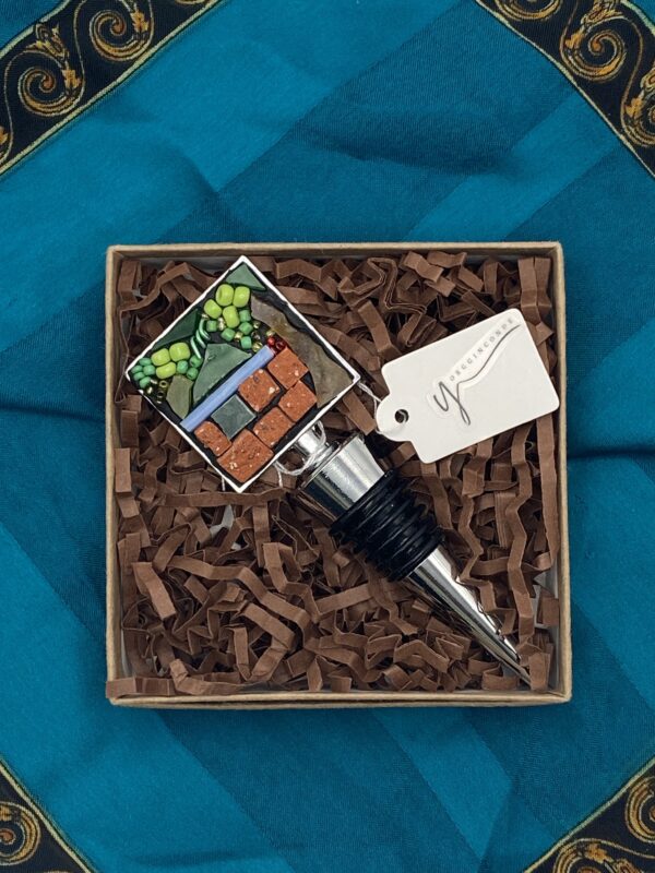 Wine Stopper uvas verdes