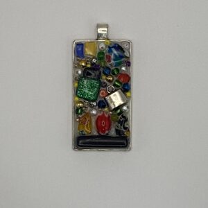 Colgante-llavero técnica de uñas