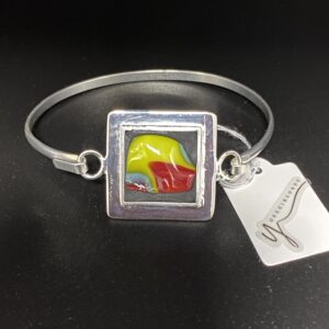 Pulsera vidrio fundido