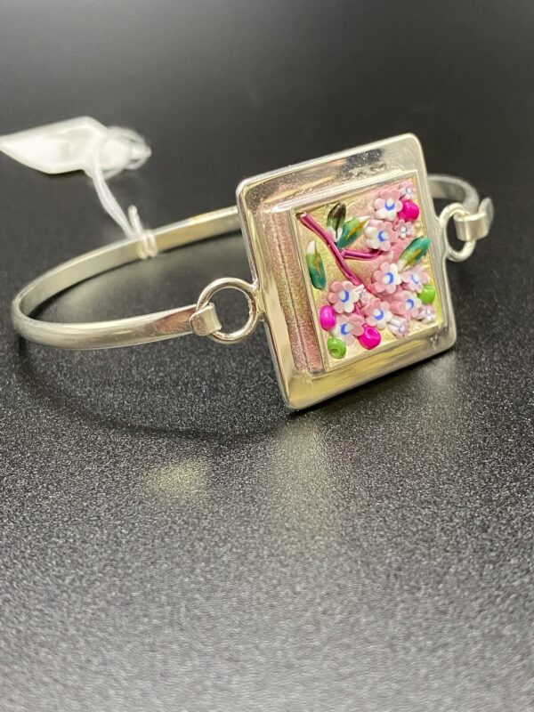 Pulsera micromosaico rosa