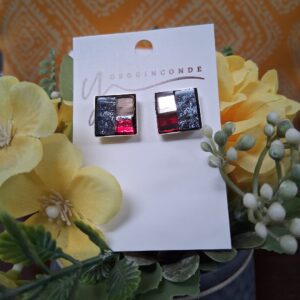 Aretes cuadrados