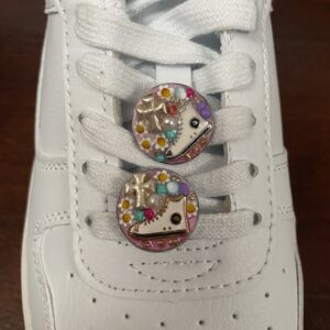 Sneakers pin set with cross