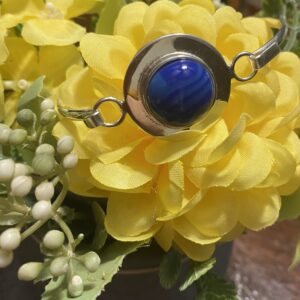 Pulsera con cristal fundido