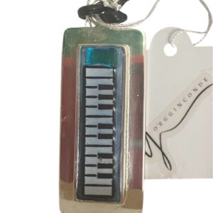 Colgante para amantes del piano - azul