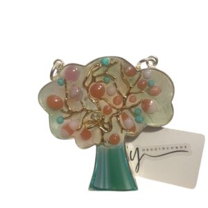 Colgante árbol en tonos pastel