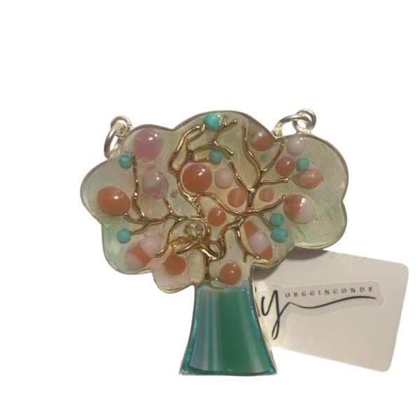 Colgante árbol en tonos pastel