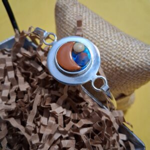 Pulsera luna marrón