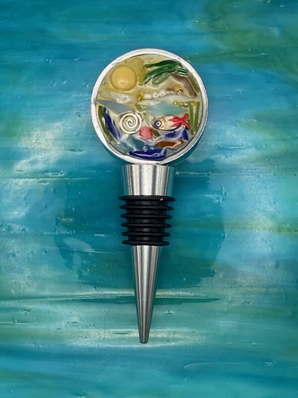 Wine Stopper Paisaje Marino