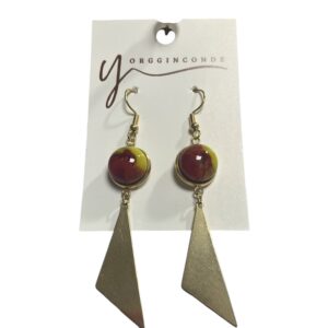 Preciosos aretes dorados