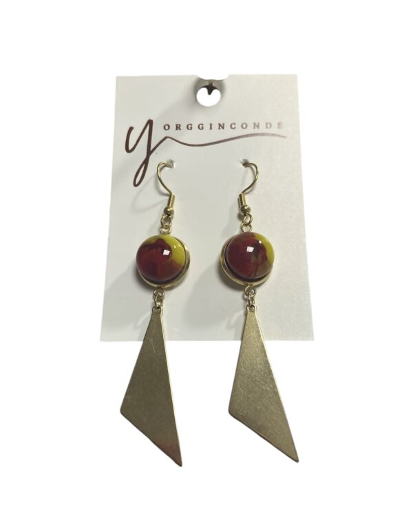 Preciosos aretes dorados