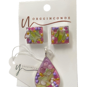 Aretes y colgante (conjunto)