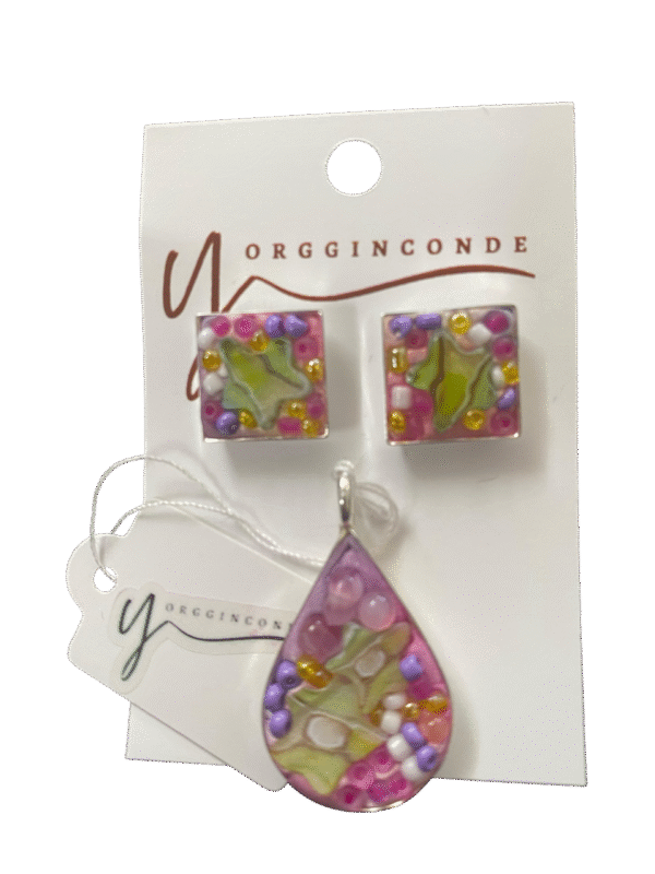 Aretes y colgante (conjunto)