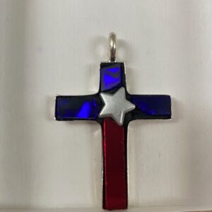 Cruz con colores de la bandera