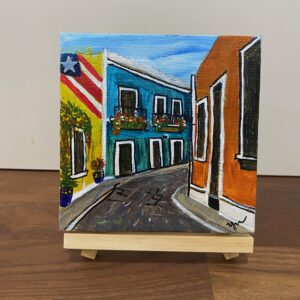 Pintura: Calle del Viejo San Juan