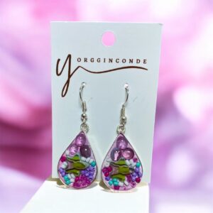 Aretes en forma de pera